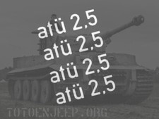 POCHOIR MARQUAGE GERMAN ATU 2.5 SIDE CAR MOTO VEHICULE BMW KUBEL .  jeep willys