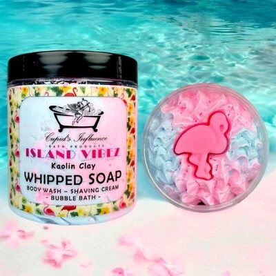 CUPID'S INFLUENCE BATH PRODUCTS Island Vibez WHIPPED SOAP 180gr | Body Wash | Shower Whip | Shaving Cream