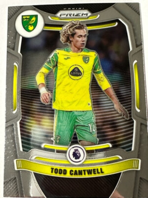 2021-22 Panini Prizm Premier League Norwich City Todd Cantwell