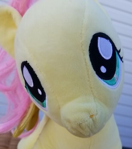 Build A Bear My Little Pony Fluttershy Plush Yellow BAB Pegasus Wings MLP 16" - Picture 1 of 7