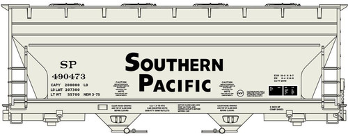 Accurail Escala HO ~ Nuevo 2026 ~ Southern Pacific ACF Kit de tolva cubierta 2211 | Zustand: New