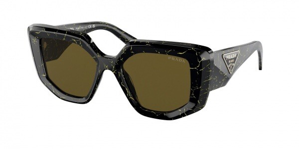 NWT Prada 0PR 14ZS-19D01T Black Yellow Marble Sunglasses | eBay display picture 1