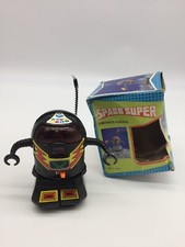 Vtg Space Super The Non Stop Action Robot 1980s Space Toy Black Version  1 