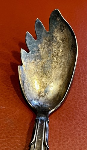 COHR Mid-Century Modern Sterling Silver Fork & Spoon Salad Servers - Picture 4 of 6