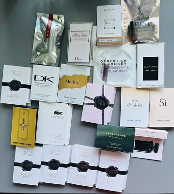20pc High End Women Perfume Spray Sample Vials | Dior YSL Viktor