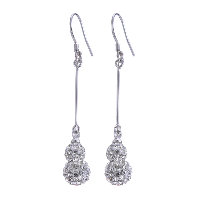 Crystal Copper Dangle/Drop Costume Earrings