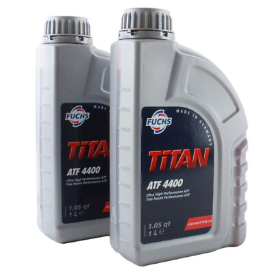 Fuchs 2 Liter TITAN ATF 4400 Auto Trans Fluid 2 x 1L for Audi BMW Jaguar LR VW