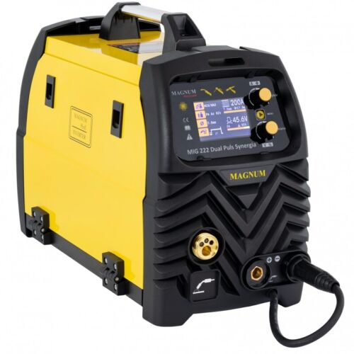 Welding machine LCD DUAL PULSE MIG/MAG/MMA/WIG Lift/MCU/Synergy/CuSi3/VRD MIG 222 - Picture 2 of 8