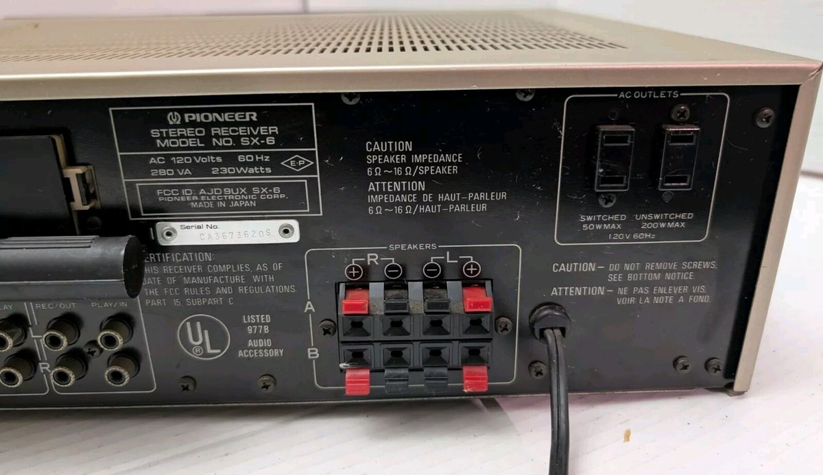 Récepteur Stéréo Pioneer SX-2700