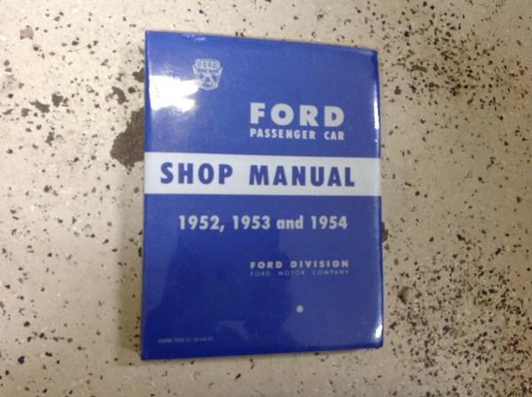1952 1953 1954 Ford Personenwagen Service Werkstatt Handbuch NEU-image