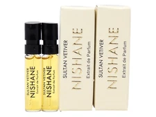 NISHANE SULTAN VETIVER EDP 2.0ml .07fl oz x 2 COLOGNE PERFUME SPRAY SAMPLES