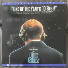 Quiz Show Laserdisc Letterbox Robert Redford Director John Turturro Rob Morrow