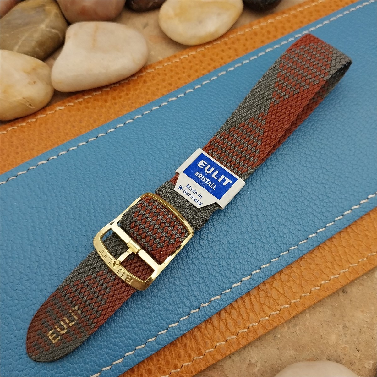 Braided Perlon Watch Strap 18mm Perlon Beige Braided Perlon Watch