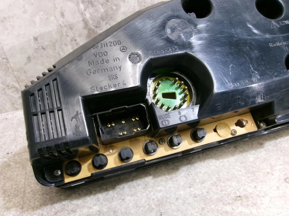 Mercedes-Benz W140 500SEL S-Class genuine speedometer gauge VDO mile / 4KS6-1005 — 第 4/4 张图片