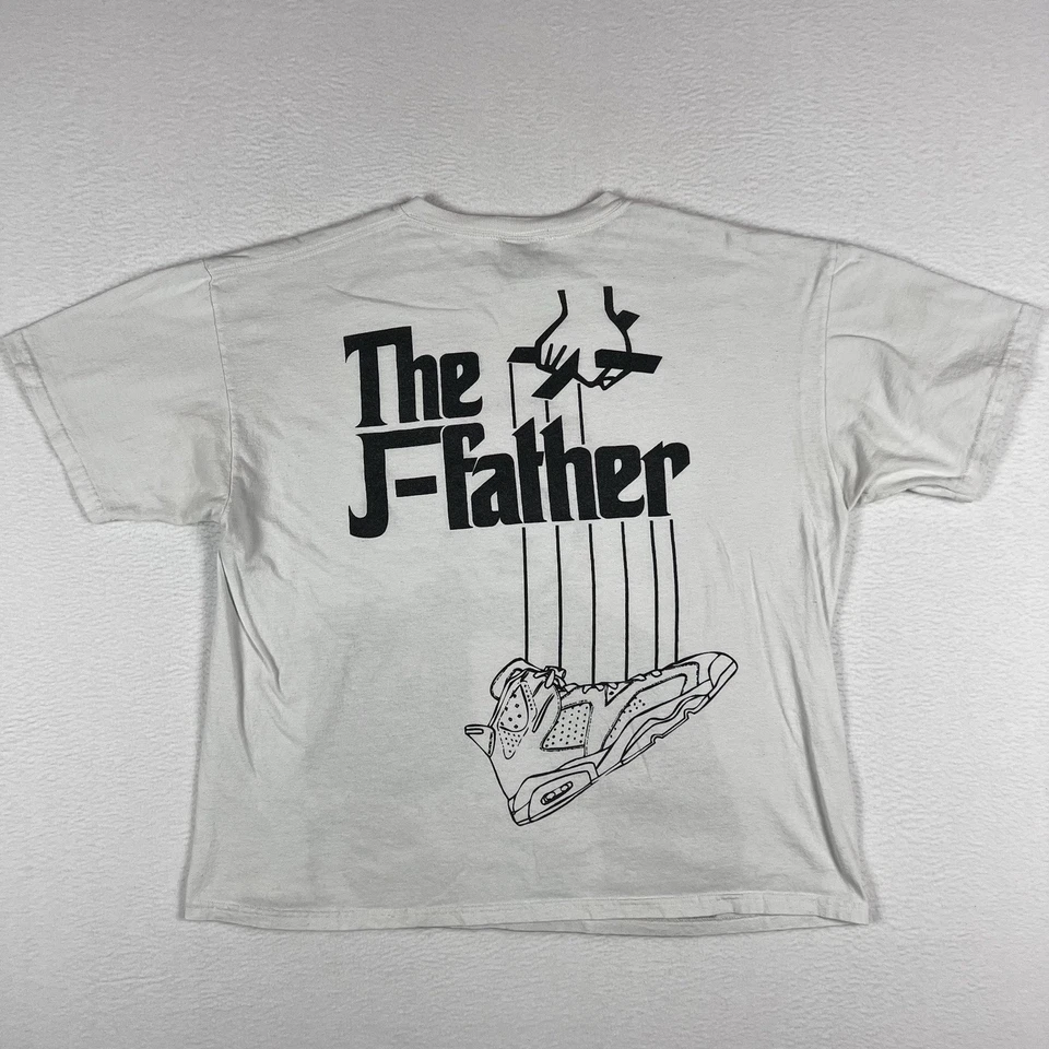 Camisa De Colección Sneaktip El Padrino Doble Cara Talla 2XL Zapatilla Rara Hecha en EE. UU. Foto 4 de 4