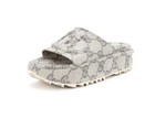 GUCCI INTERLOCKING G PLATFORM SLIDE SANDALS  SZ 37 US 7 — photo 1