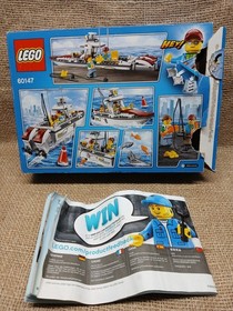 LEGO City Fishing Boat 60147 With Instructions and box!