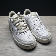 Nike Air Force 1 GS Youth Size 5Y Triple White Sneakers DH2920-111