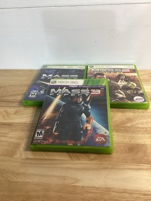 Mass Effect Bundle Mass Effect 1, 2, 3 XBOX 360 CIB Complete TESTED