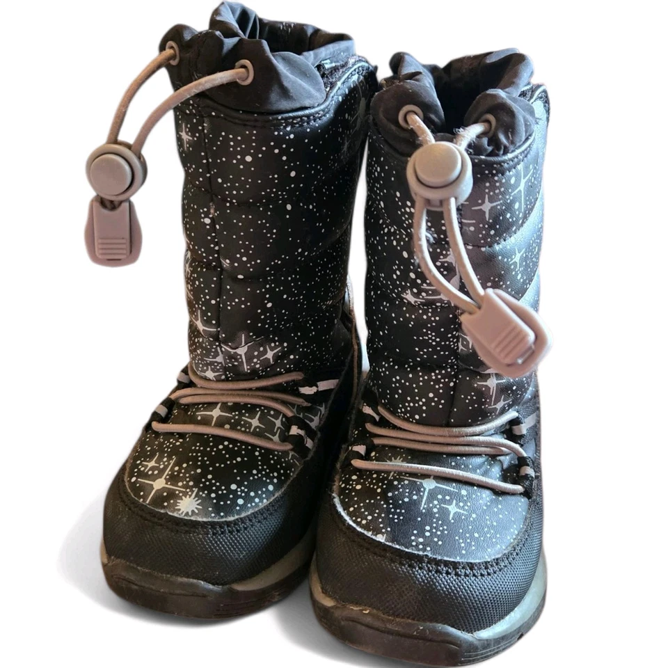 Land's End Toddler Insulated Snow Boots Youth Size 6M Warm Boots For Snow - Image 3 of 4