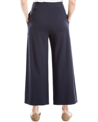 Max Studio Ponte Cropped Pant Women's Blue S - Picture 2 of 3