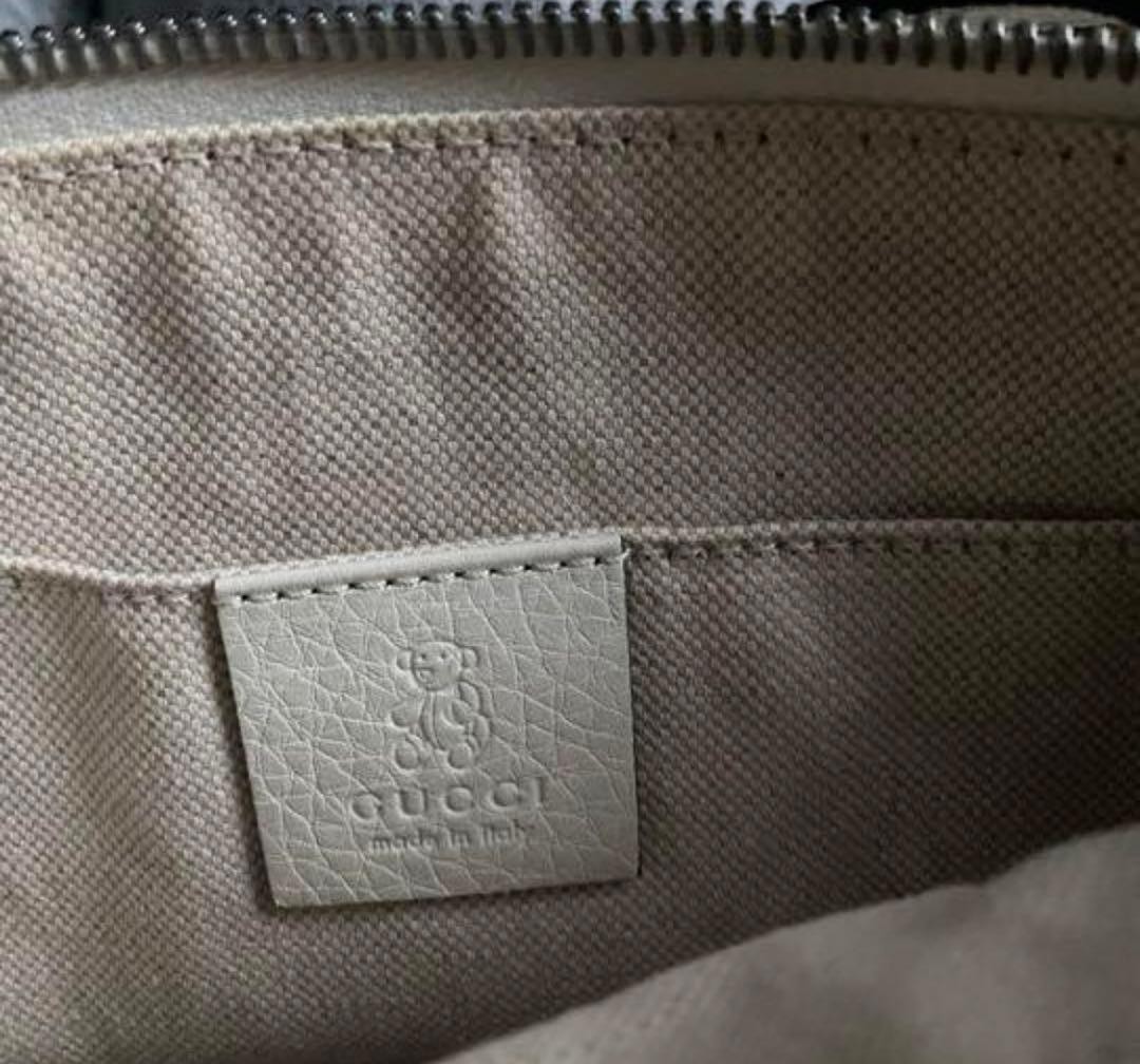 GUCCI Children's Tote Bag White Near Mint Condition thumbnail 6