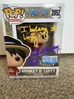 Funko Pop One Piece Monkey D Luffy 2052 Signed Lydia Mackay Boa Hancock Quote