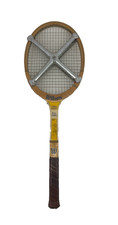Vintage Wilson Chris Evert Miss Chris Wood Tennis Racket Racquet w/ Metal Press