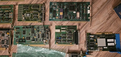 partia vintage PC I486/I386/ISA/AGP/PCI CPU/TANDY/IBM karty nieprzetestowane - Zdjęcie 10 z 15