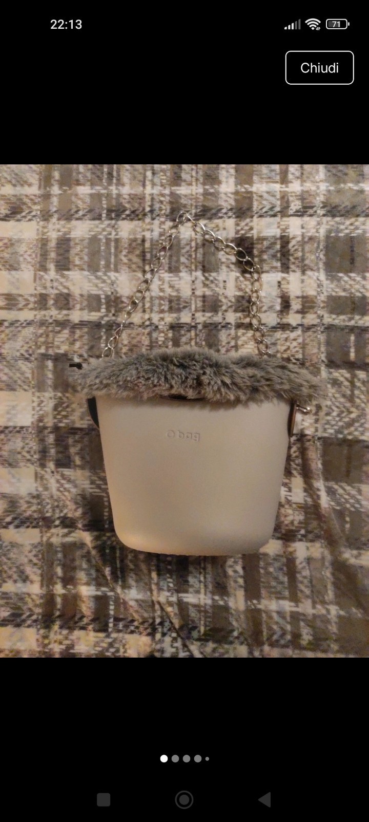 O bag MINI - Borsa Nuova Originale O bag col. grigio