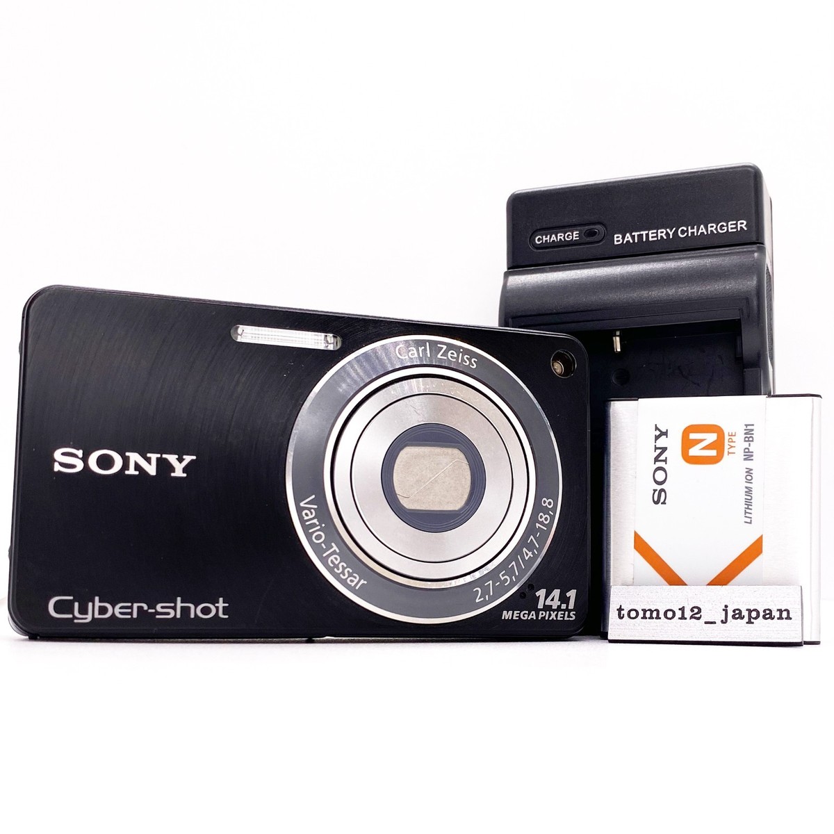 Sony Cyber-shot DSC-W350 Black 14.1MP 4x Zoom Digital Camera