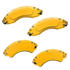 Yellow Aluminum Brake Caliper Covers Set of 4 Ford F-150 2021-2025