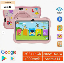 Yesido Tablet 7" per Bambini – Wi-Fi, 2GB RAM, 16GB ROM, Doppia Fotocamera