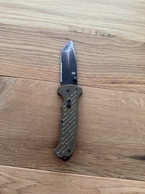 Gerber 06 Fast Assisted Open Knife - Slide Lock - Combo Edge Tanto Blade