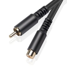 2X( Extension Cable Audio Video Cable Male To Female Cord for Speaker,3928