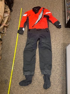 Mustang Survival Hudson Men's Large CCS Dry Suit NO ZIPPER, READ DESCRIPTION