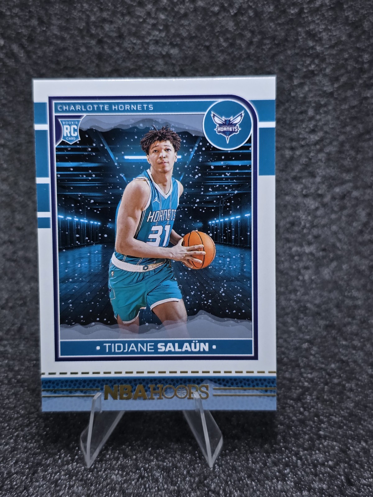 2024-25 Panini NBA Hoops Tidjane Salaun #236 RC Charlotte Hornets NBA