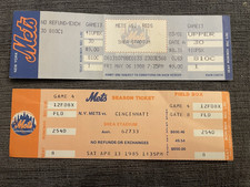 Two Full Tickets For Two Darryl Strawberry Walk Off HR Wins 4-13-85 and 5-6-88.