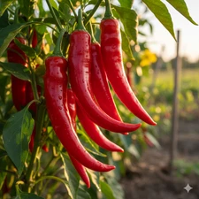 Jimmy Nardello Pepper Seeds - SWEET & Popular - Productive - EASY - USA