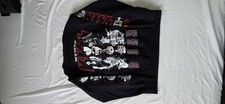 KISS End of the Road World Tour Black Zip-Up Hoodie Sweatshirt size Medium