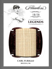 Carl Furillo 2019 Panini Flawless Jumbo Memorabilia 10/20