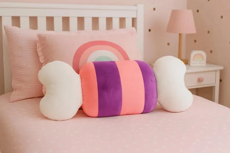 Candy Plush Pillow 30–60cm – Kawaii Soft Cushion, Christmas Gift, Kids Room Deco - Image 3 of 3