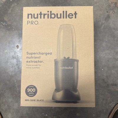 Nutribullet Pro 900 Watts 32 Oz Blender NB9-1401AK Matte Black New Sealed