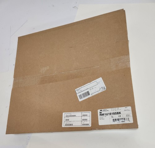 Hammond RM1U1918SBK 1.75" x 16.6" x 18" Rackmount Enclosure / Chassis Assembly - Afbeelding 2 van 6