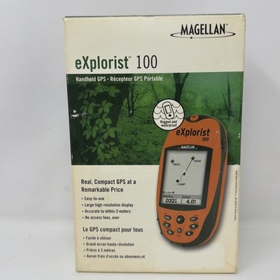Magellan eXplorist 100 Handheld GPS for Hiking, Camping, Fishing - New Open Box