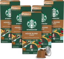 Starbucks Coffee Pods by Nespresso 50 Capsules Single Serve Medium Roast