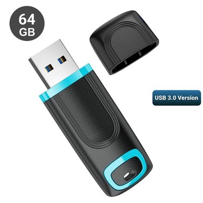 Kootion USB 3.0 64GB Memory Stick USB Flash Drive For PC Laptop Car High Speed