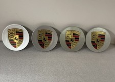 Set Of 4 Porsche Cayenne 911 991 Wheel Center Caps Boxster 9p1601147 9p1.601.147