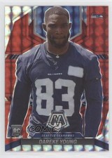 2022 Panini Mosaic Rookies Red Mosaic Prizm Dareke Young #349 1u6