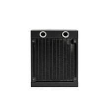 Radiatore in alluminio nero 120 mm, porta filettata G1/4, raffreddamento ad acqua fai da te